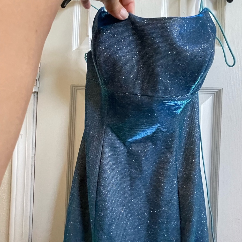 Sherri Hill Sea Foam Mermaid Gown Size 4